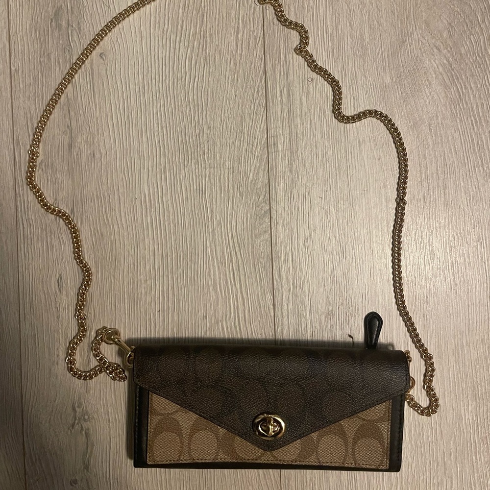 Coach wallet and crossbody. Convertible.